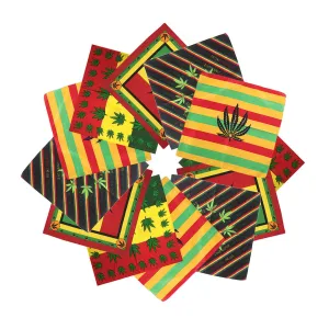12 Pieces Cotton Paisley Wristband Bandana Scarf