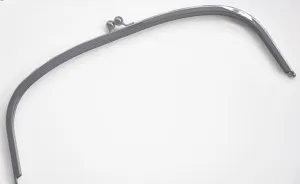 37cm ( 14 1/2") Large Gunmetal Purse Frame Clutch Bag Hanger Glue In Style 37cm x 15cm