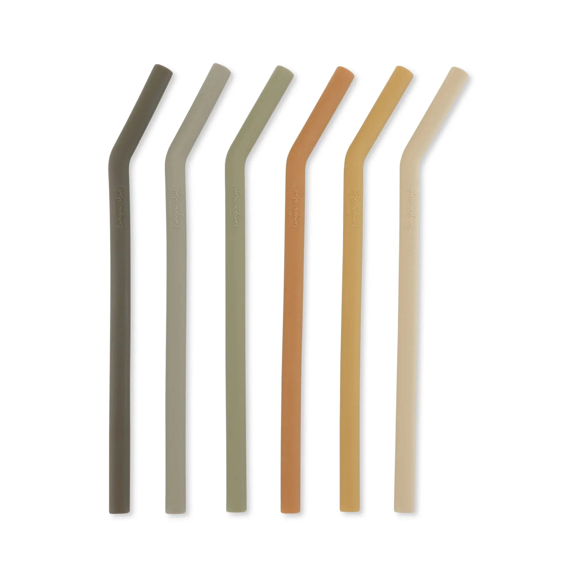 6-Pack Straws in Stone Mix