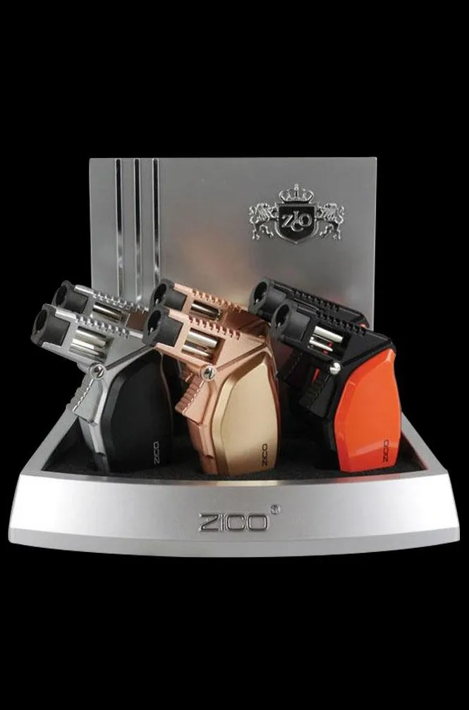6pc Display Zico Torch Trigger Lighter