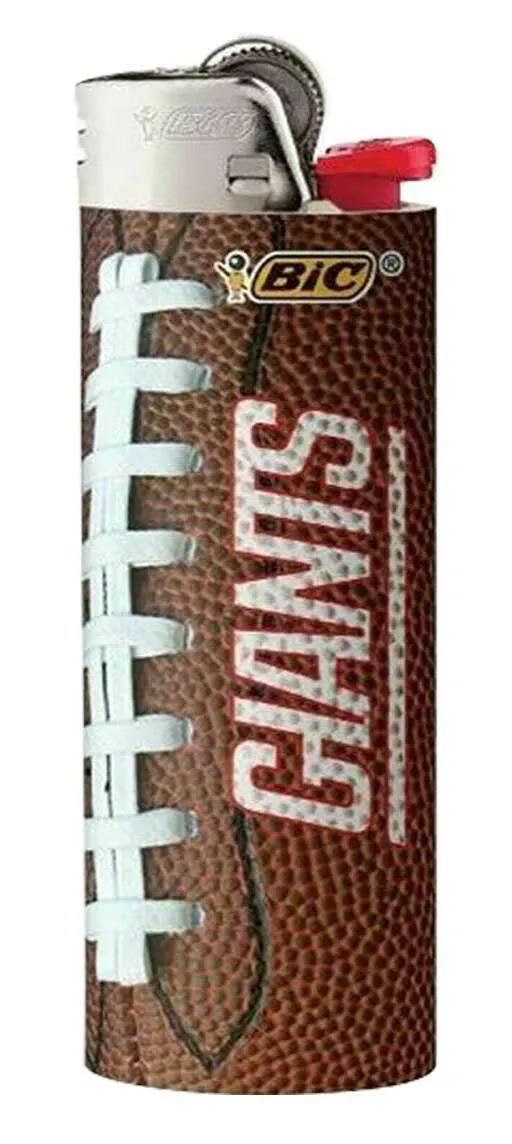 (7 Pack) BIC NFL New York Giants Lighters All Brand New and Officially Licensed
