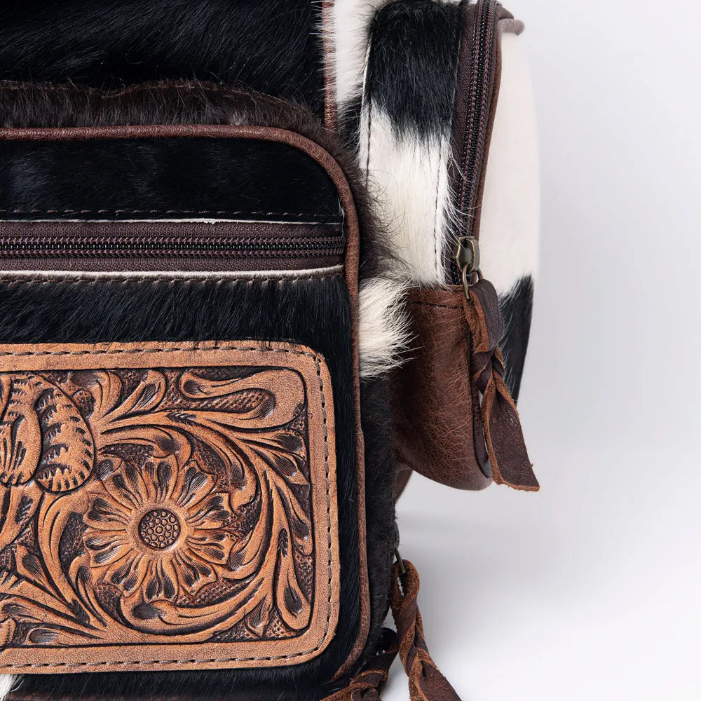 ADBG860A American Darling Hand Tooled Hair On Genuine Leather Women Bag Western Handbag Purse
