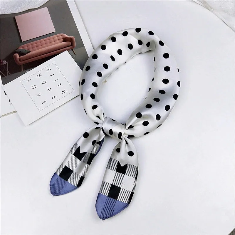 Alloy Korea  Scarf  (1 Scallop Floral Blue)   Nhmn0370-1-scallop-floral-blue