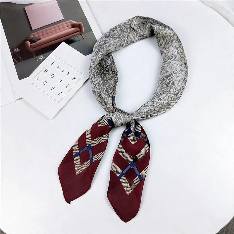 Alloy Korea  Scarf  (1 Scallop Floral Blue)   Nhmn0370-1-scallop-floral-blue