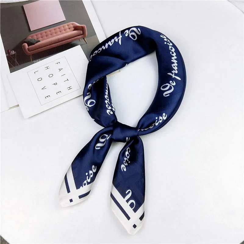 Alloy Korea  Scarf  (1 Scallop Floral Blue)   Nhmn0370-1-scallop-floral-blue
