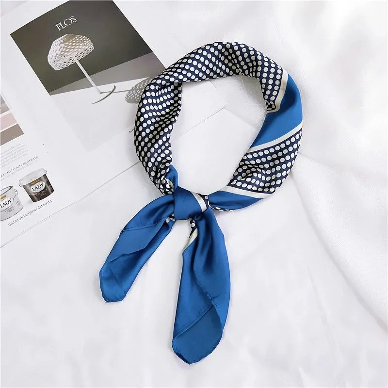 Alloy Korea  Scarf  (1 Scallop Floral Blue)   Nhmn0370-1-scallop-floral-blue