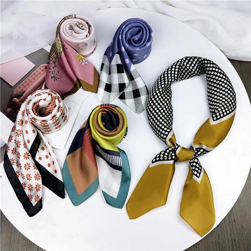 Alloy Korea  Scarf  (1 Scallop Floral Blue)   Nhmn0370-1-scallop-floral-blue