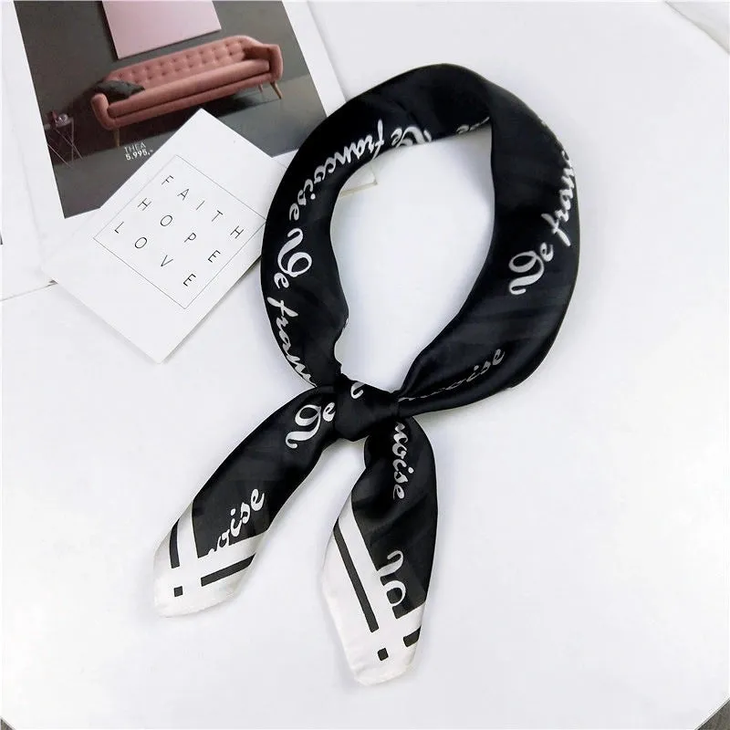 Alloy Korea  Scarf  (1 Scallop Floral Blue)   Nhmn0370-1-scallop-floral-blue