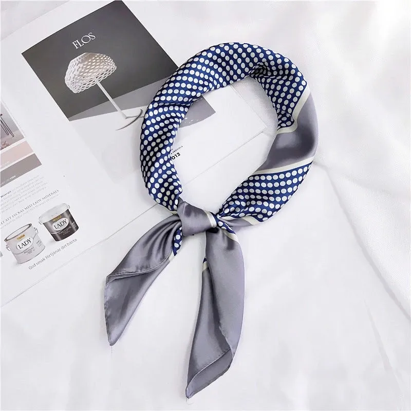 Alloy Korea  Scarf  (1 Scallop Floral Blue)   Nhmn0370-1-scallop-floral-blue