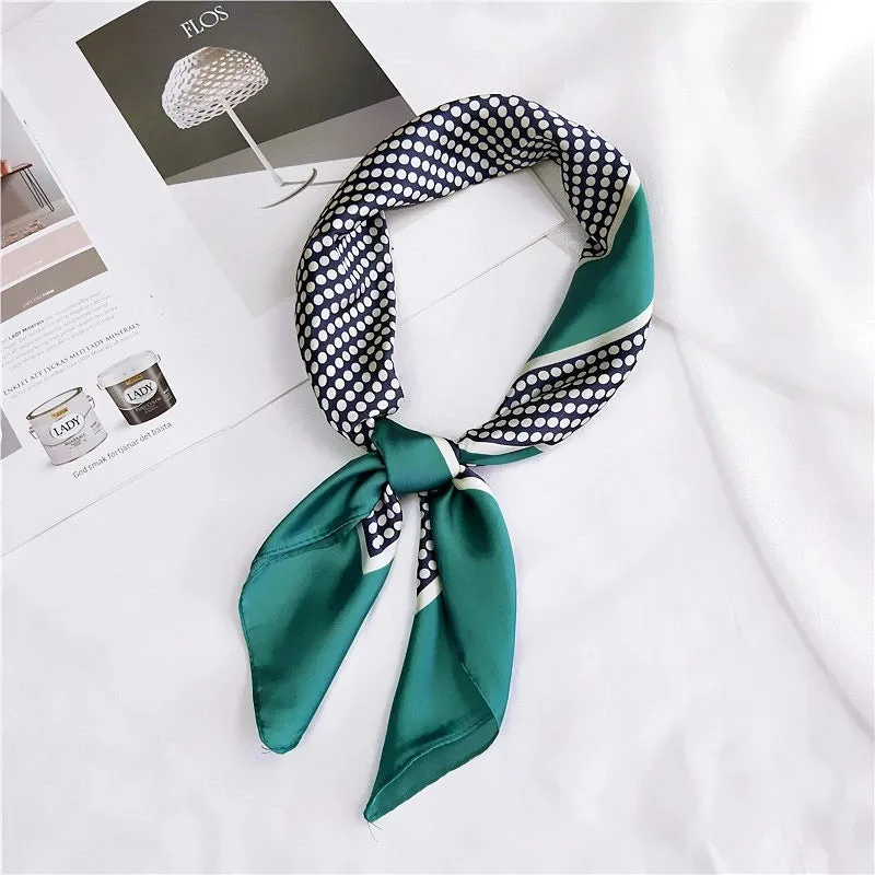 Alloy Korea  Scarf  (1 Scallop Floral Blue)   Nhmn0370-1-scallop-floral-blue