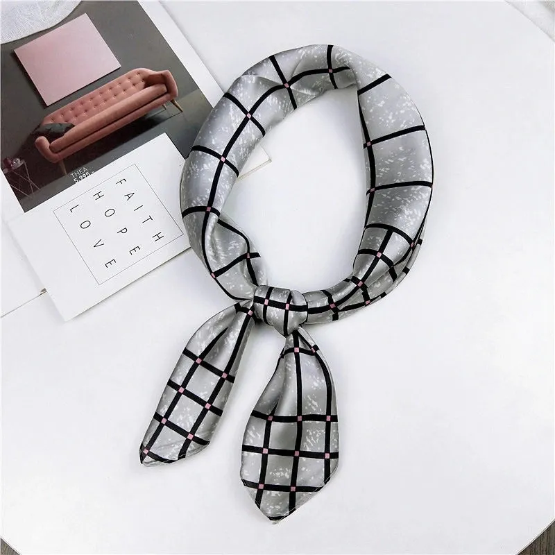 Alloy Korea  Scarf  (1 Scallop Floral Blue)   Nhmn0370-1-scallop-floral-blue