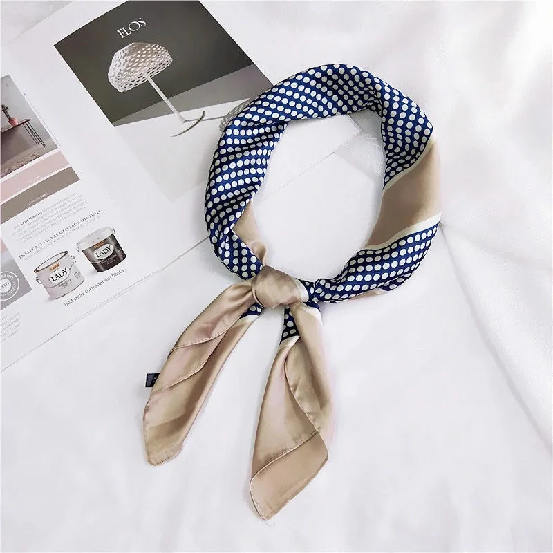 Alloy Korea  Scarf  (1 Scallop Floral Blue)   Nhmn0370-1-scallop-floral-blue