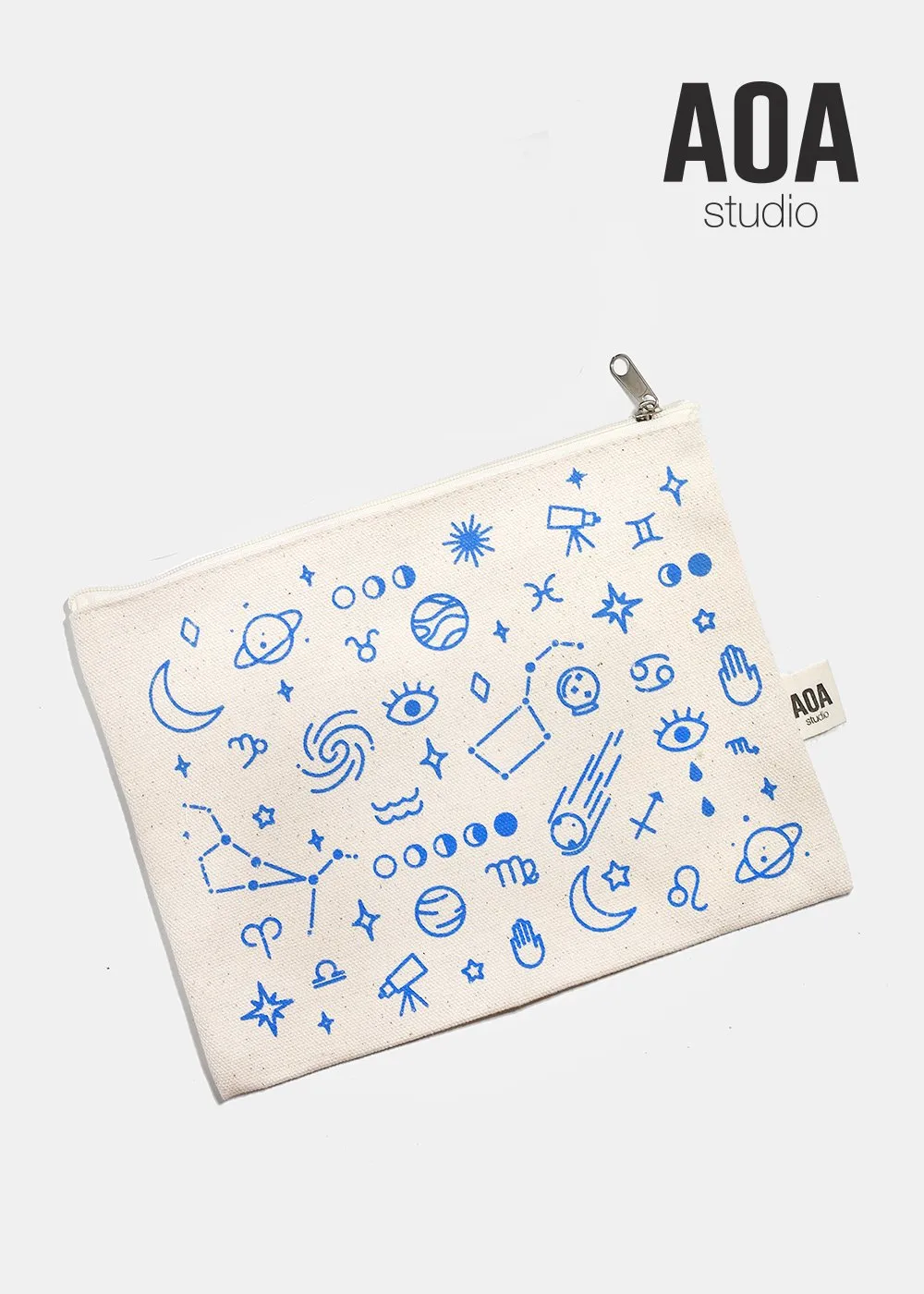AOA Canvas Pouch - Blue Galaxy