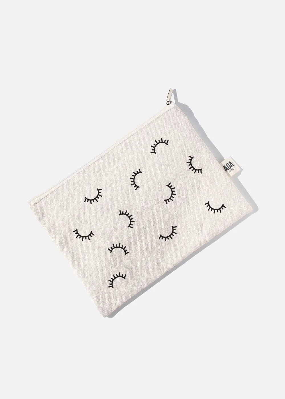 AOA Canvas Pouch - Eyelashes