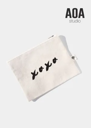 AOA Canvas Pouch - XOXO