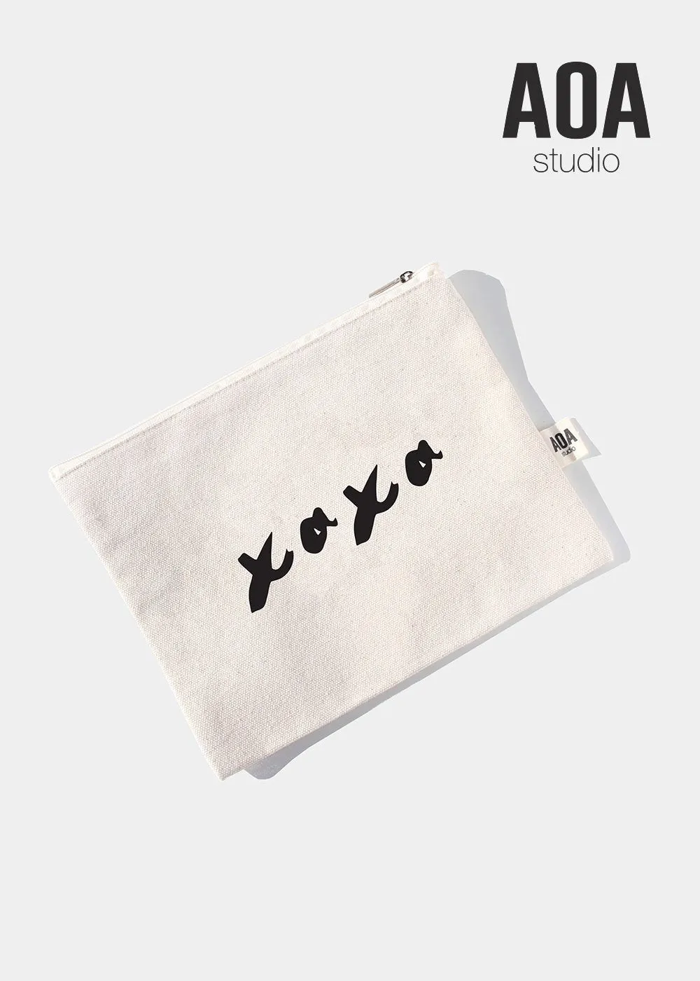 AOA Canvas Pouch - XOXO