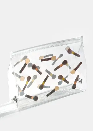 AOA Clear Makeup Pouch - Brushes