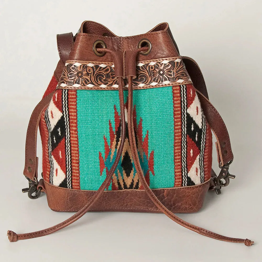 Apple Valley Western Leather Backpack