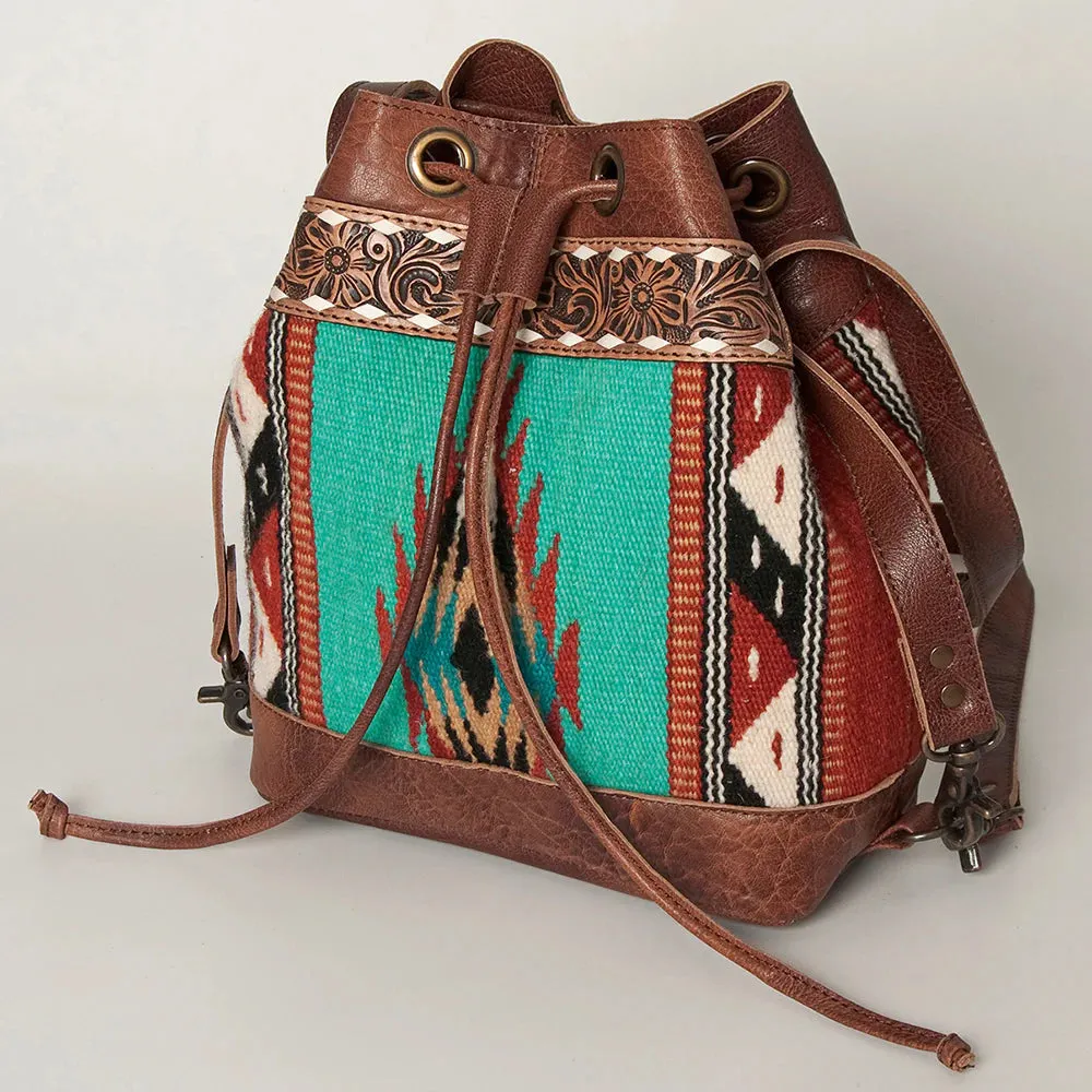 Apple Valley Western Leather Backpack