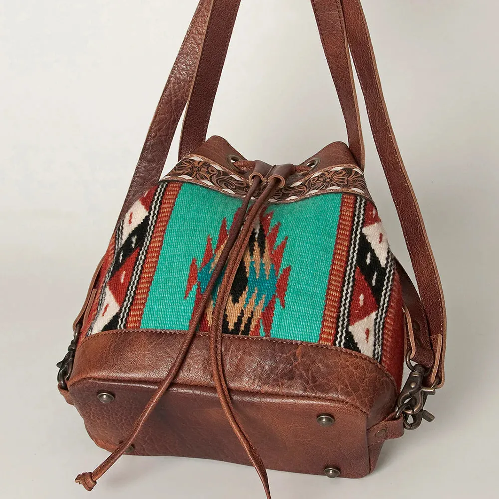 Apple Valley Western Leather Backpack