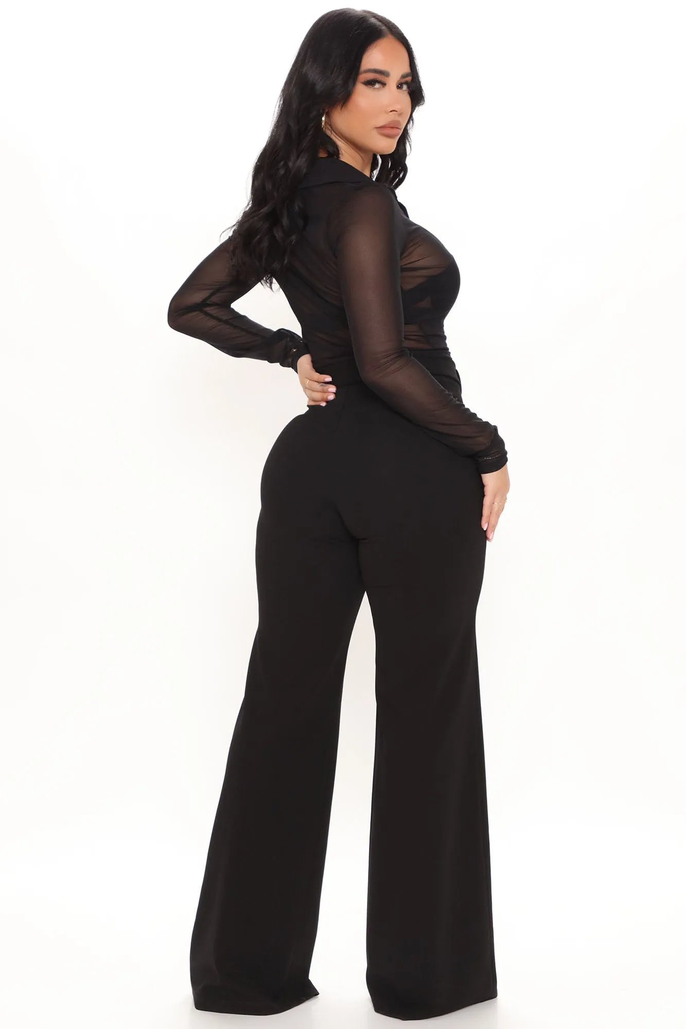 As You Sheer Mesh Shirt - Black