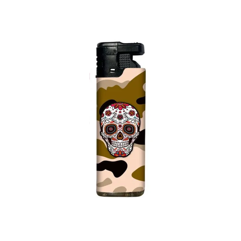 Atomic - Camo Skull - Jet Flame Lighters