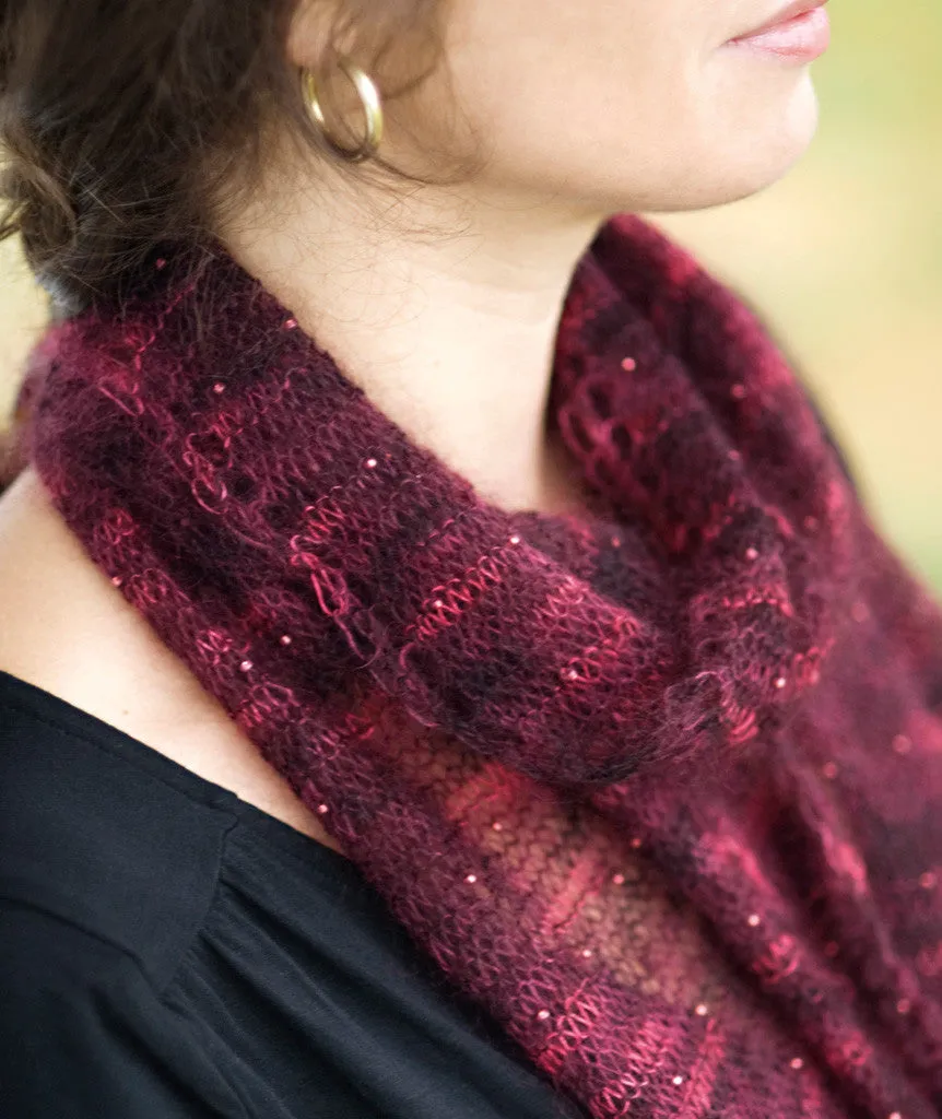 Beaded Mohair Scarf Pattern
