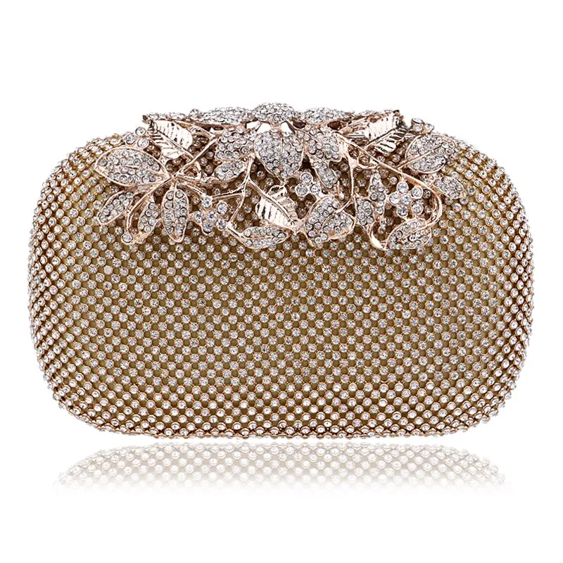 Bejeweled Rhinestone Evening Clutch Handbags