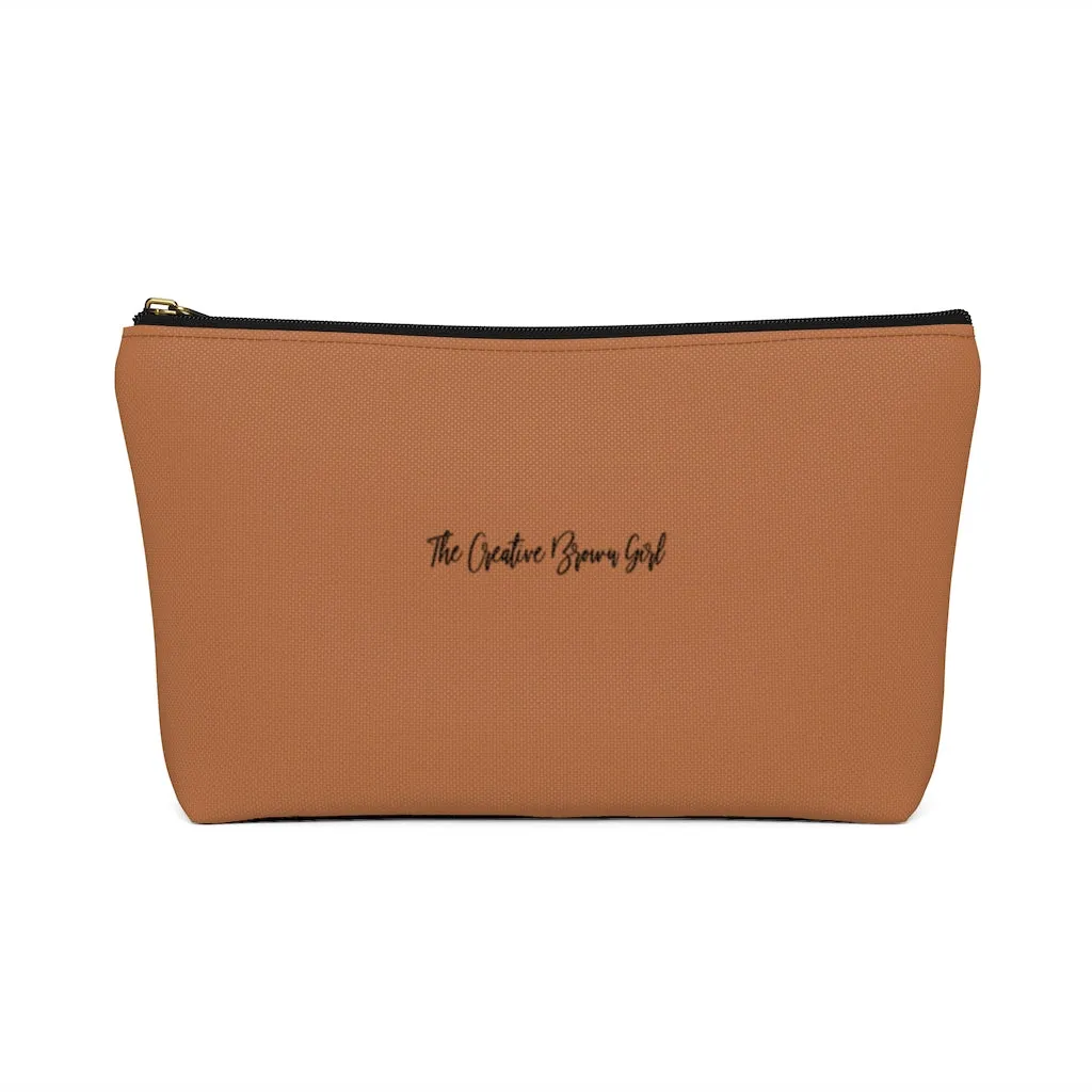 BOOKED AND BUSY B&W Accessory Pouch w T-bottom