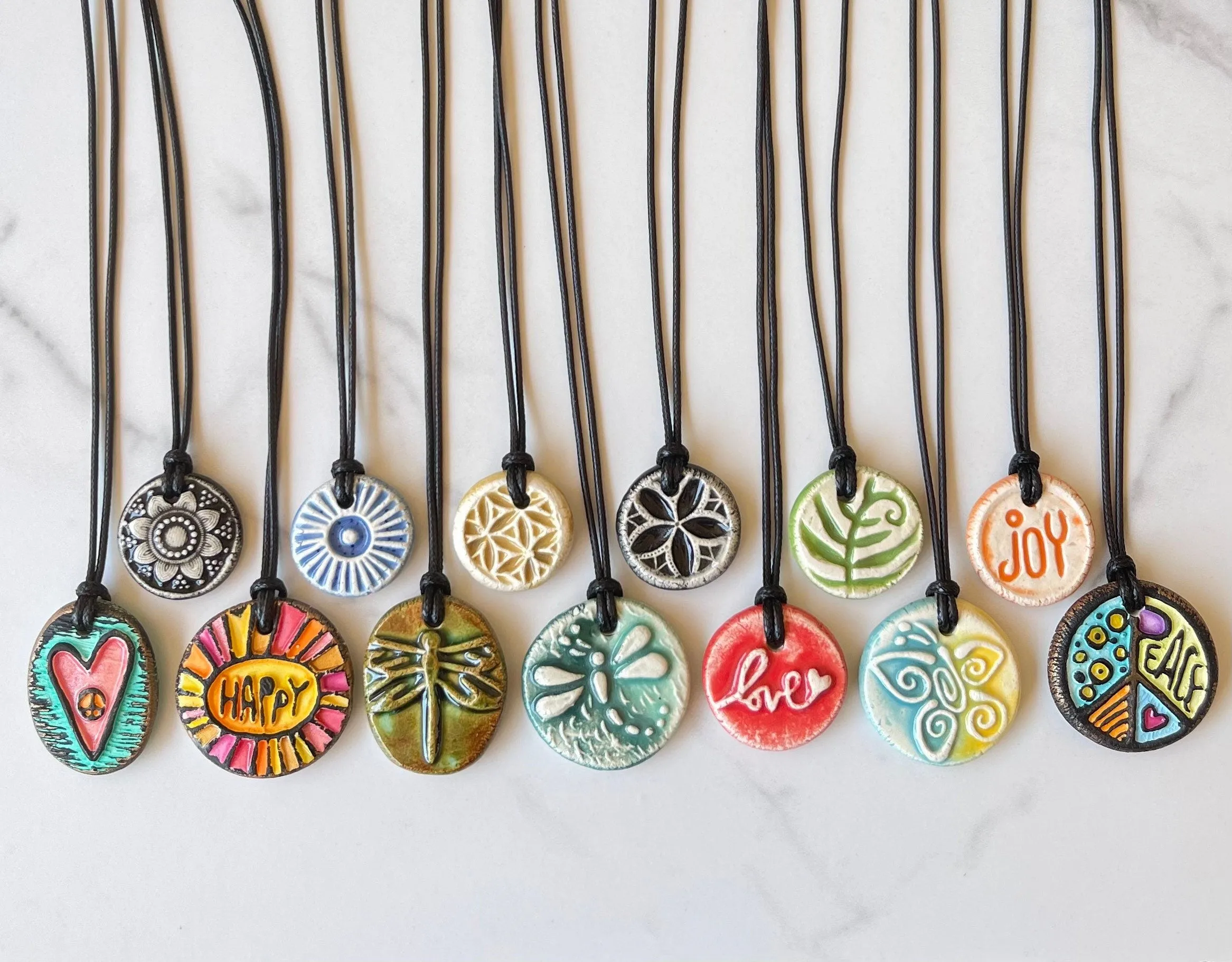 Clay Charm Necklaces