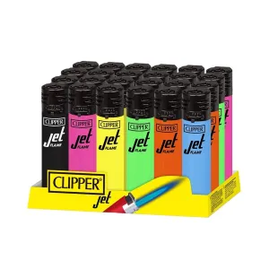 Clipper - Jet Flame Lighter - Shiny Colours