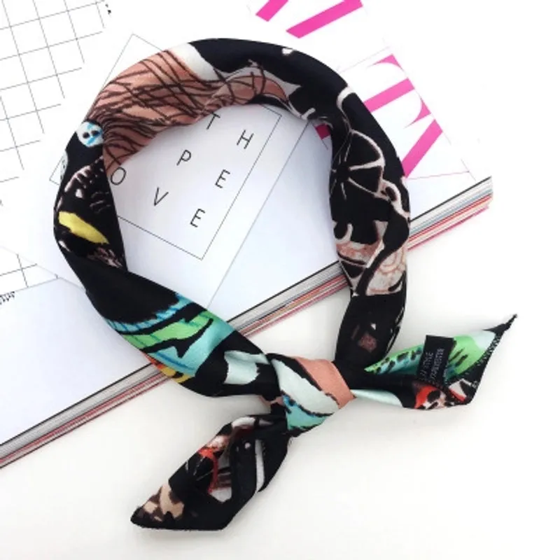 Cloth Korea  Scarf  (1 Cartoon Navy) Nhmn0009-1-cartoon-navy