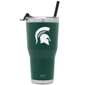 Collegiate Cruiser Tumbler with Flip Lid and Straw