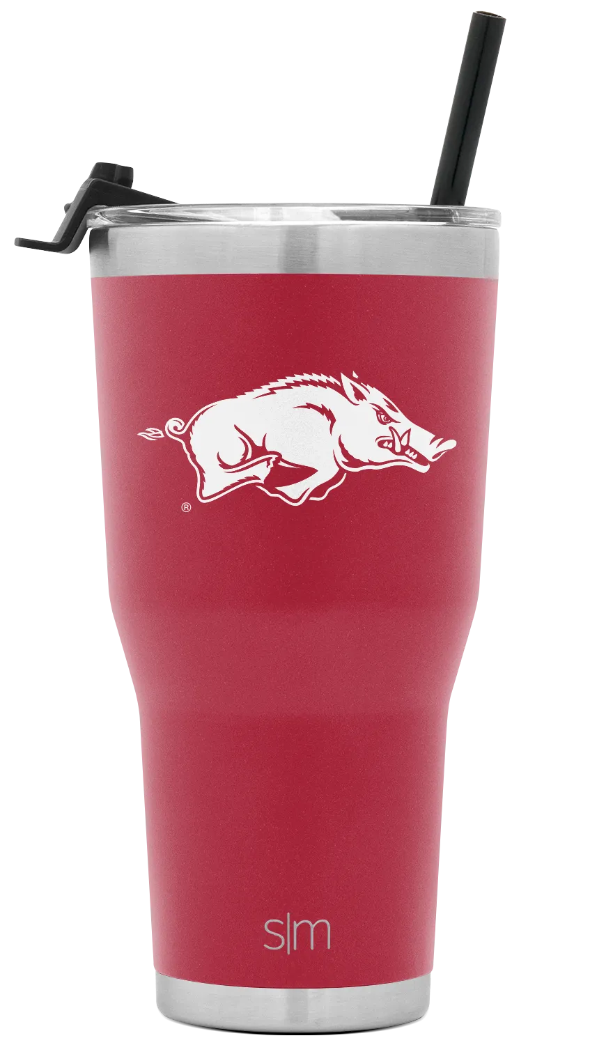 Collegiate Cruiser Tumbler with Flip Lid and Straw