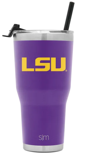 Collegiate Cruiser Tumbler with Flip Lid and Straw