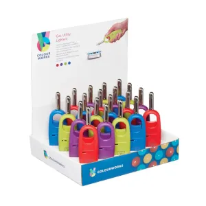 Colourworks Gas Lighter - Assorted Colours (ONLY 1 - SENT)