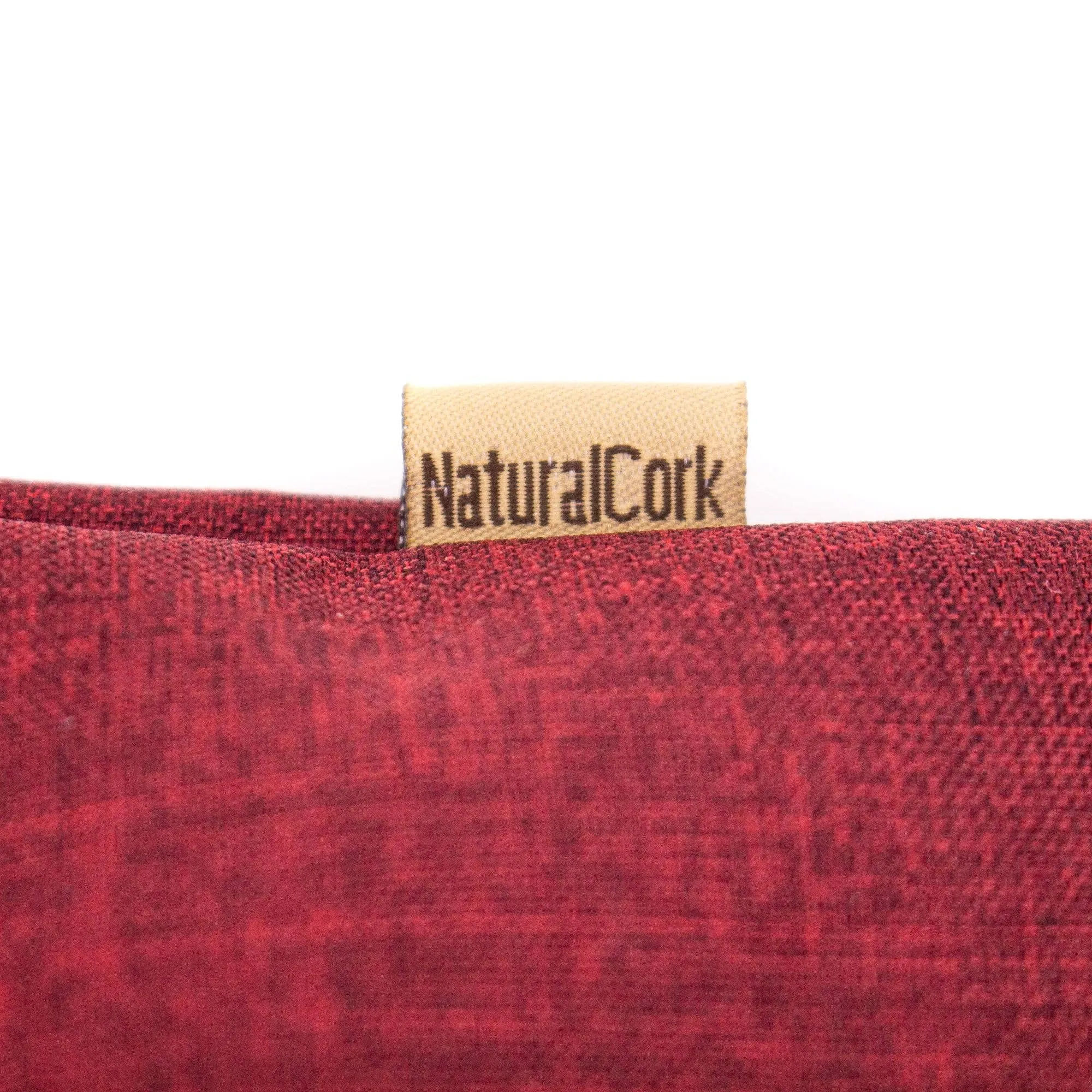 Cork with red fabric women's Tote bag BAG-2057-B