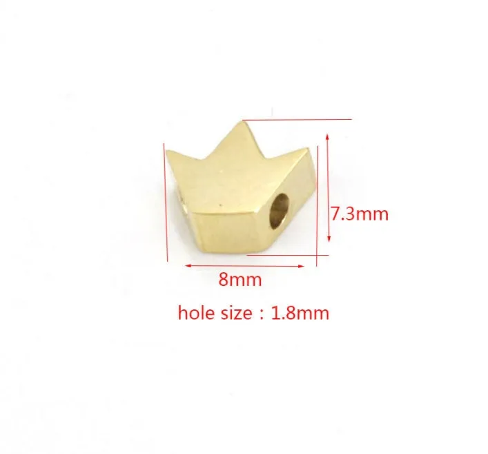 Crown Beads - Crown Charm - Princess Crown Charm - Queen Crown Charm - Head Crown Charm Pendants - Gold Silver Rose Gold Jewelry Making