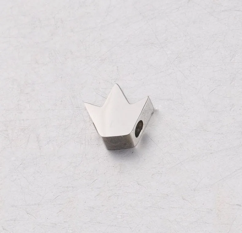 Crown Beads - Crown Charm - Princess Crown Charm - Queen Crown Charm - Head Crown Charm Pendants - Gold Silver Rose Gold Jewelry Making