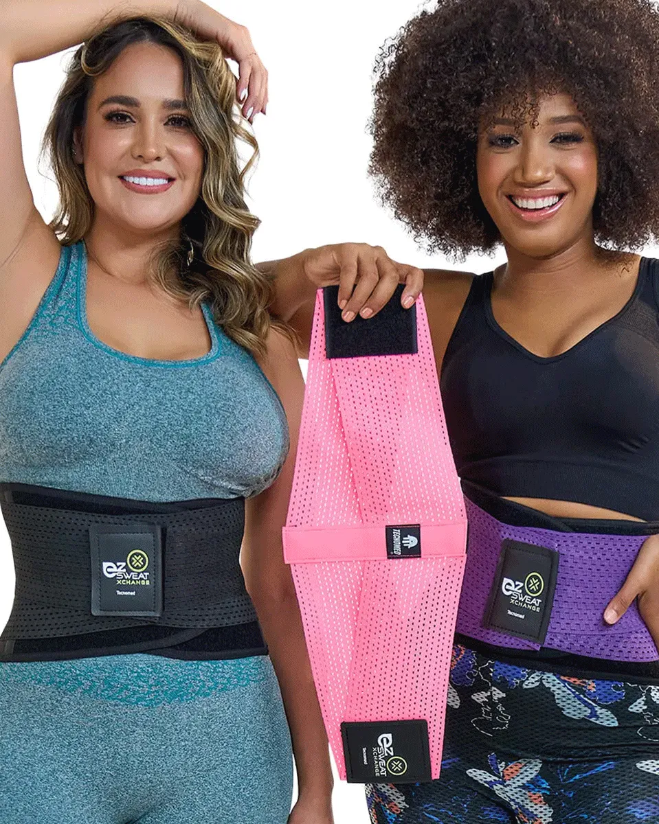 Curveez Gym Belt 3 IN 1 EZ Sweat XChange