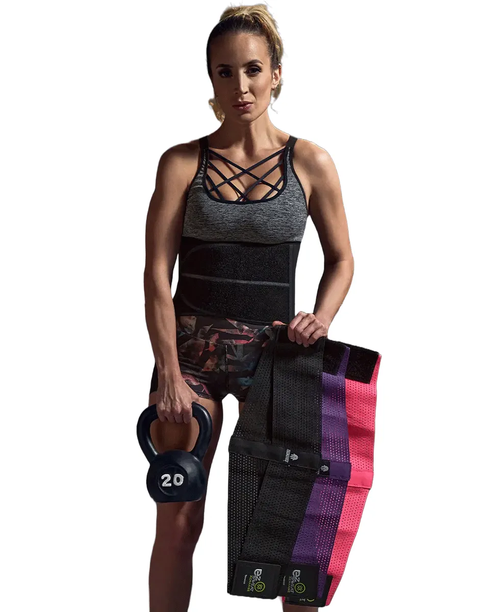 Curveez Gym Belt 3 IN 1 EZ Sweat XChange