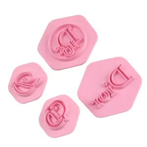 D - Fondant Embosser Stamp 4-Pc. Set