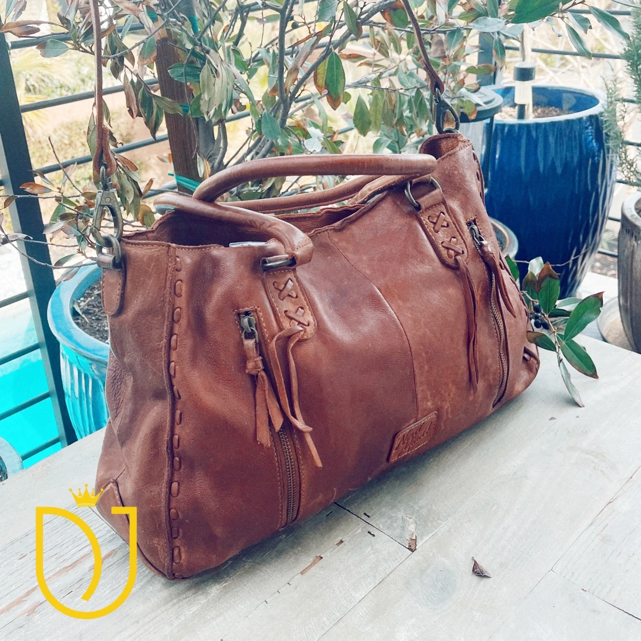 Durango Hills Leather Crossbody Purse