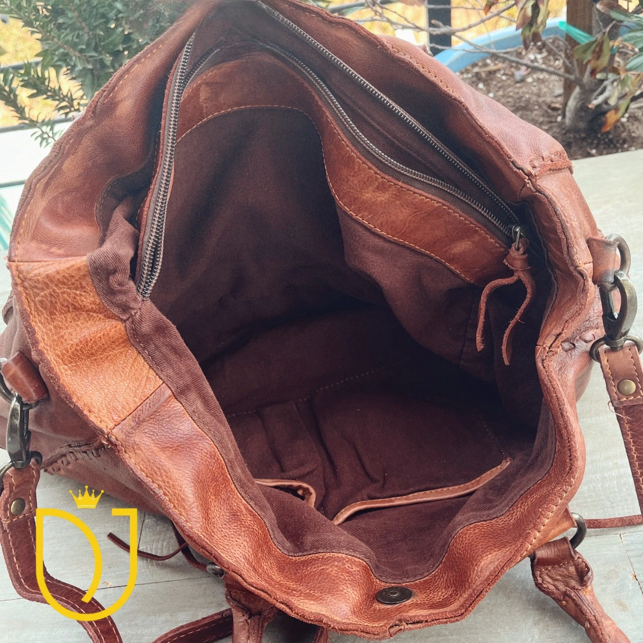 Durango Hills Leather Crossbody Purse