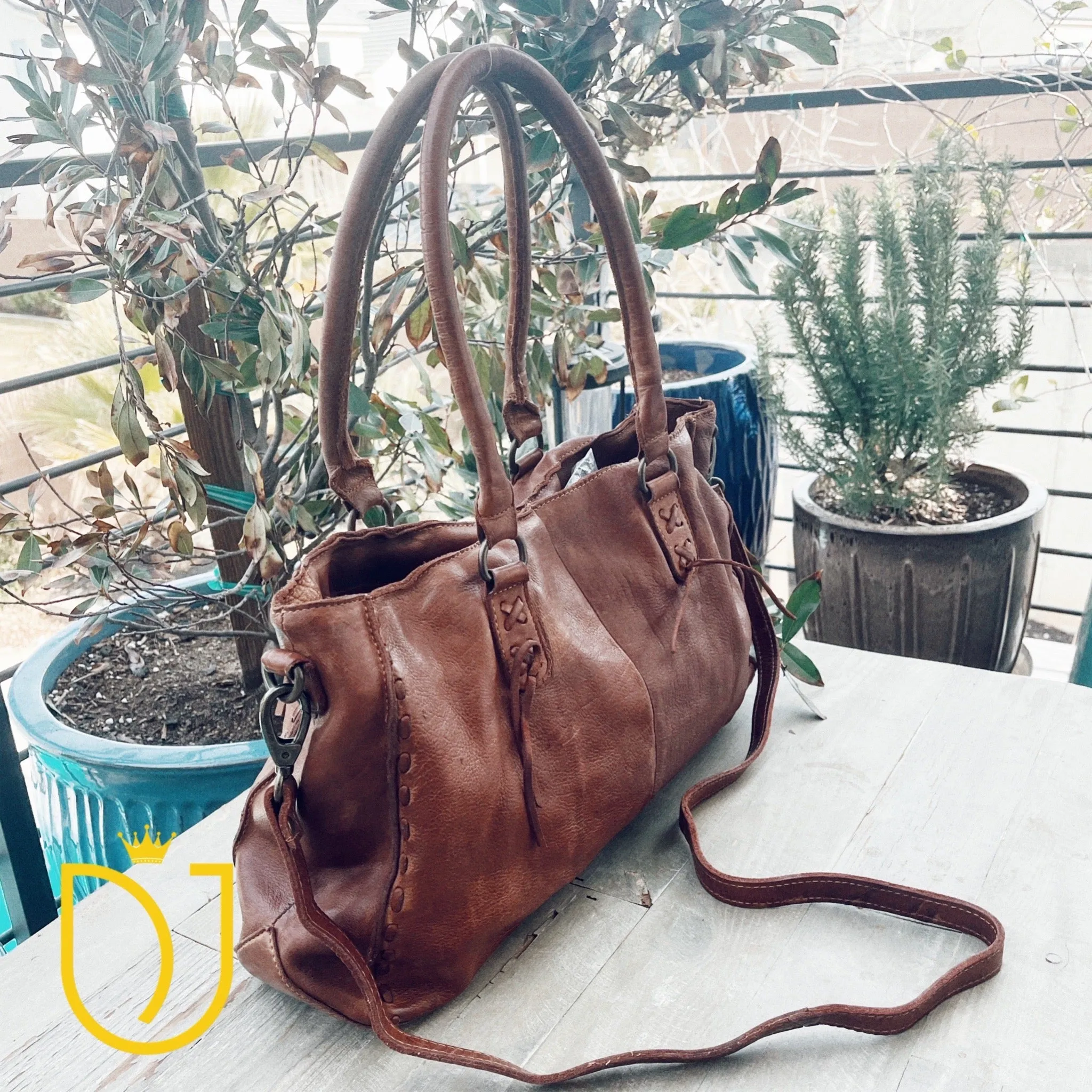 Durango Hills Leather Crossbody Purse