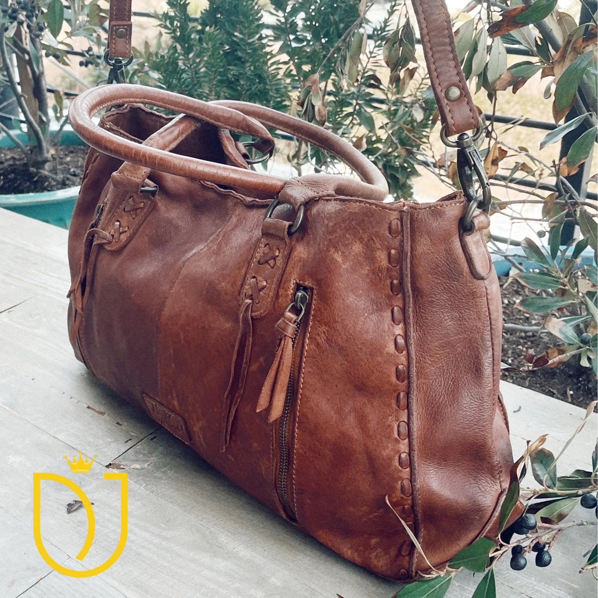 Durango Hills Leather Crossbody Purse