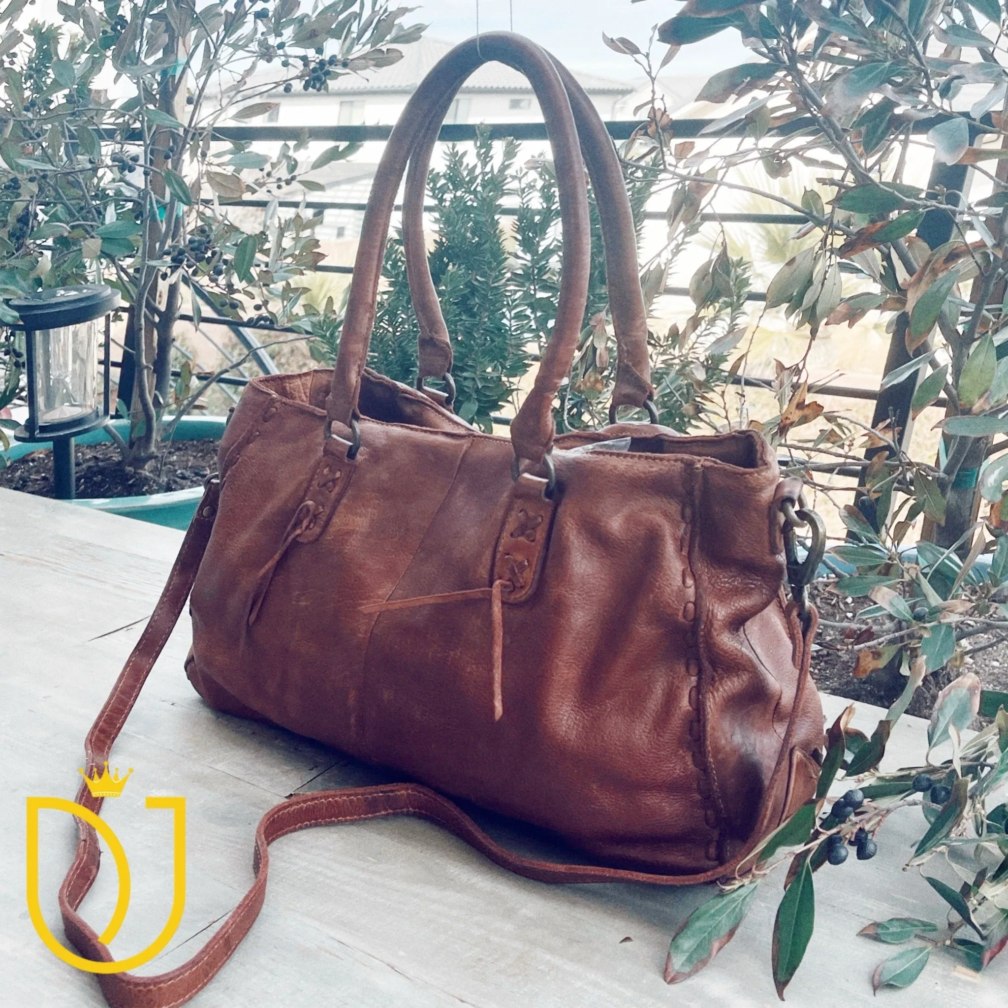 Durango Hills Leather Crossbody Purse