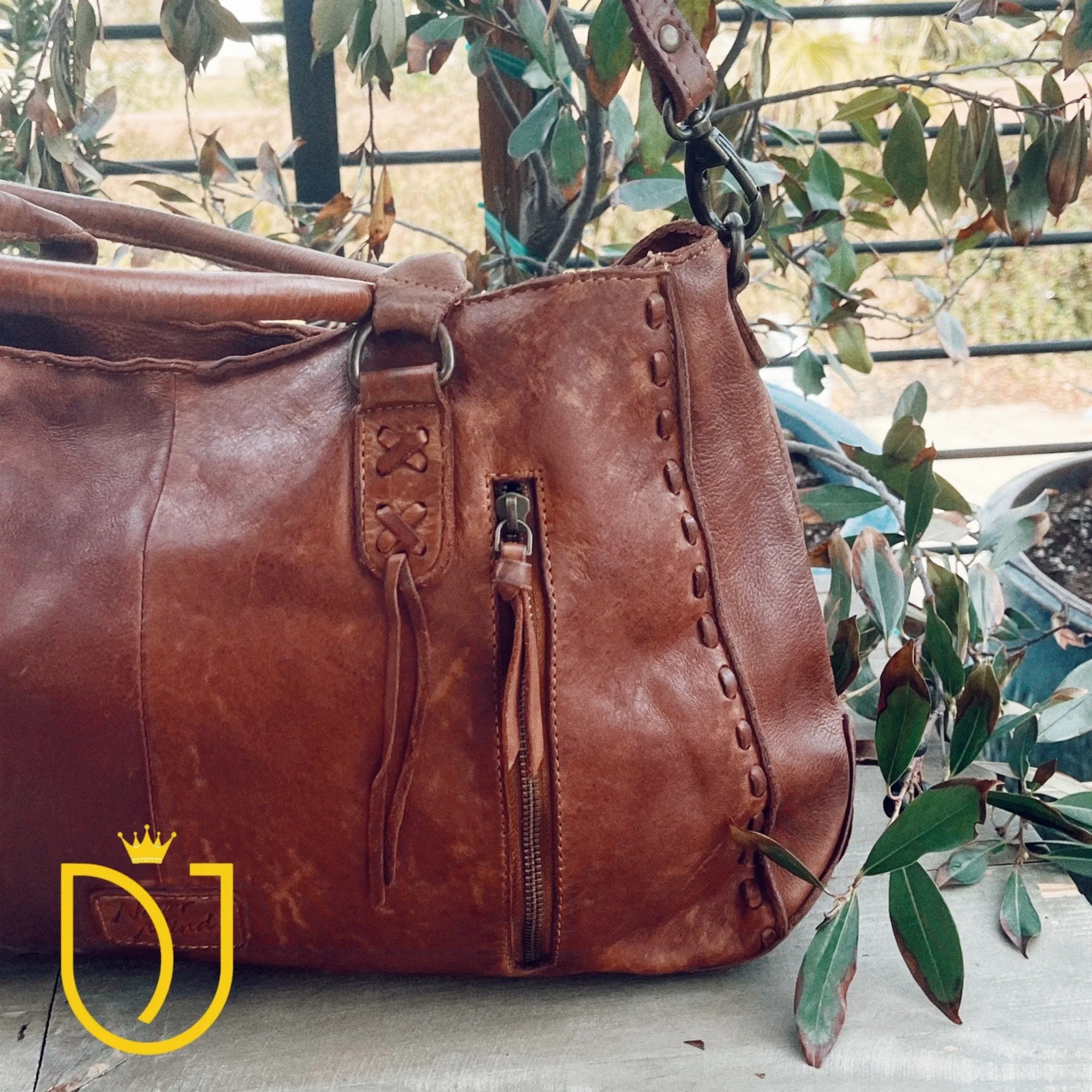 Durango Hills Leather Crossbody Purse