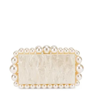 EOS Acrylic Clutch, Ivory