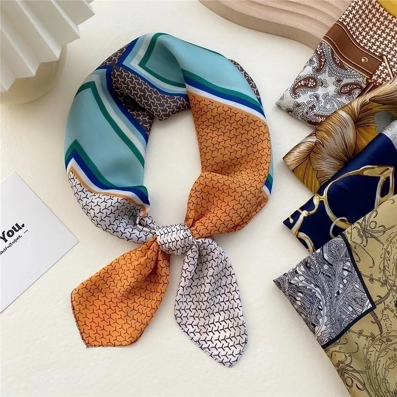 Fashion Small Square Scarves Professional Fashion Thin Scarf